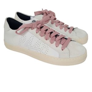 P448 John White Tartan Low Top Sneakers EURO size 38